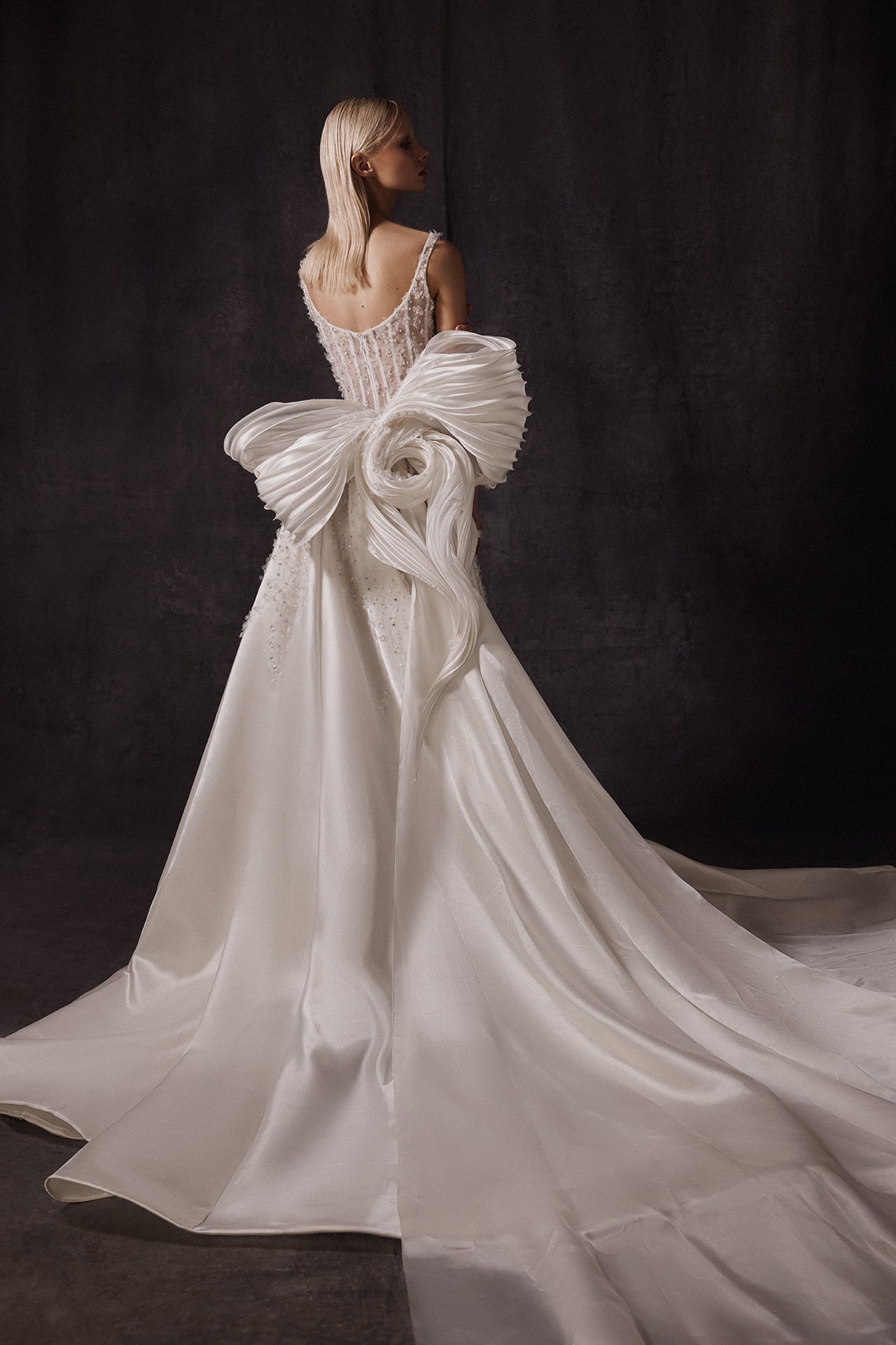 A-Line Wedding Gown with a Side Slit
