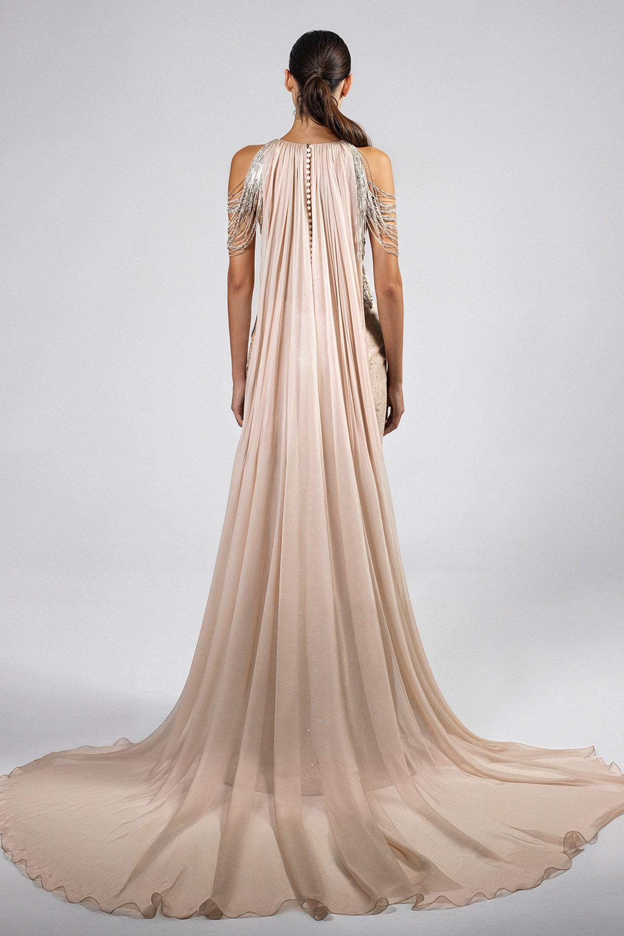 Evening Dress with Cape