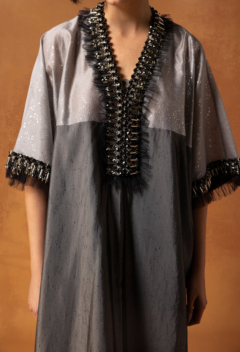 Organza Satin Kaftan