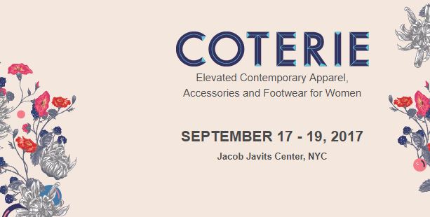 COTERIE NEW YORK – 17th Till 19th of September 2017