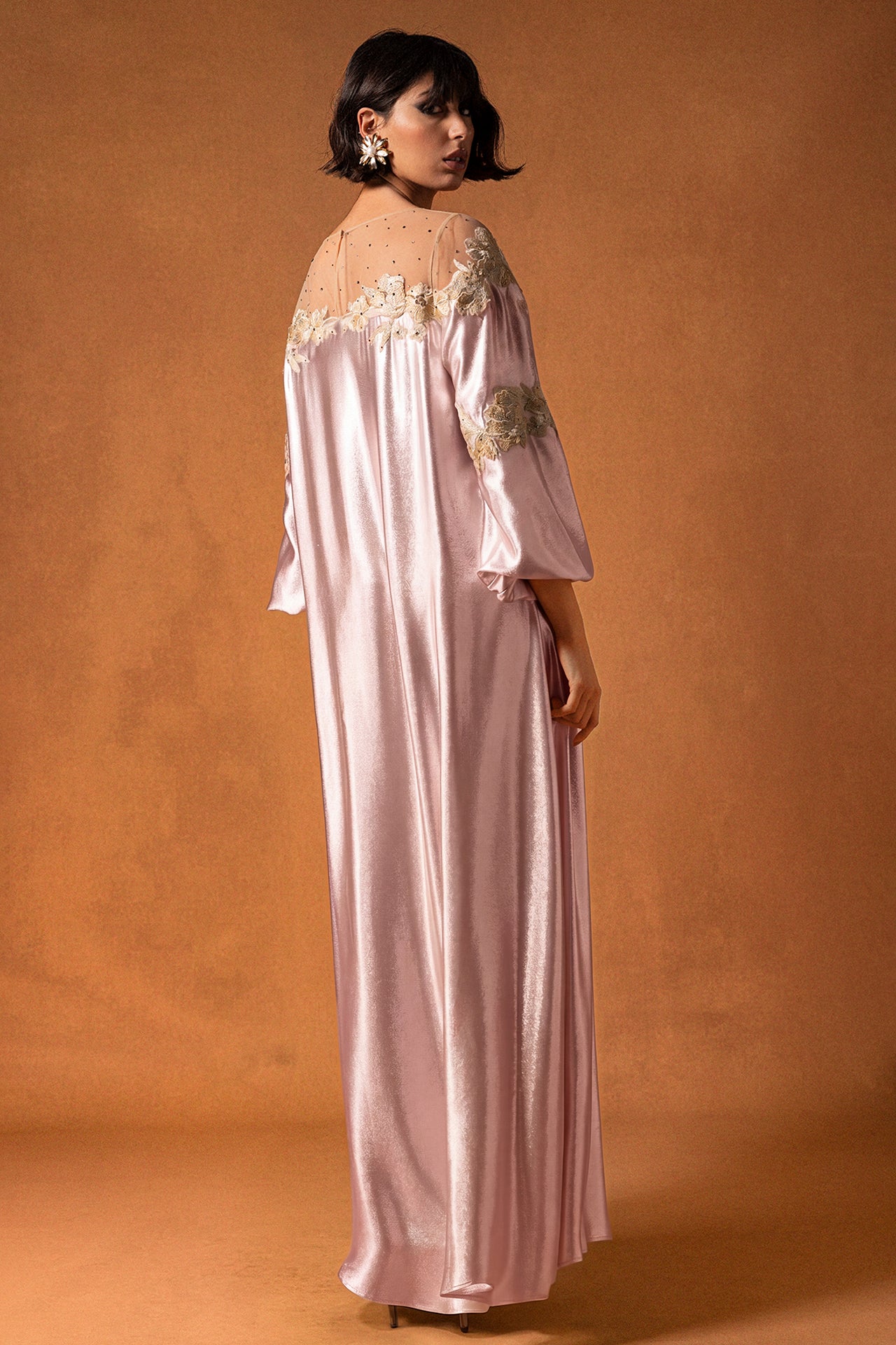 Shiny Silk Kaftan