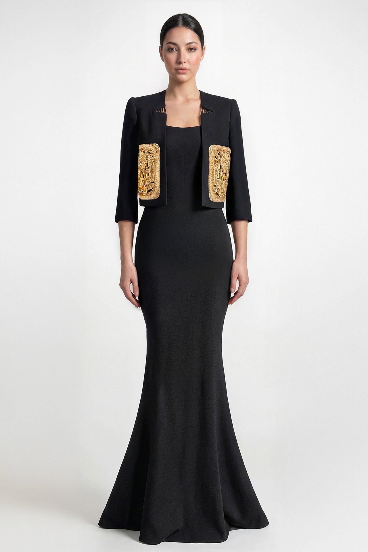 Strapless Corset Back Gown