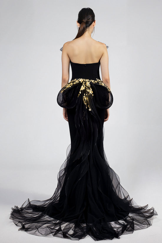 Strapless Evening Dress