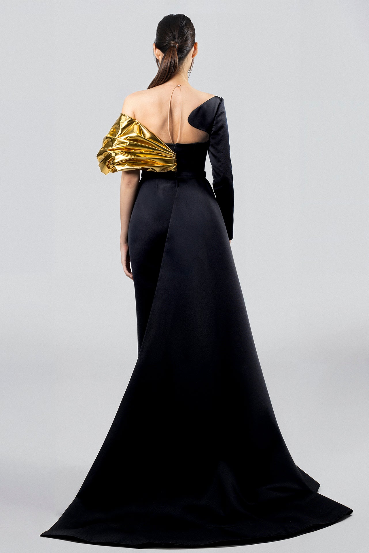 A-Line Asymmetric Evening Dress