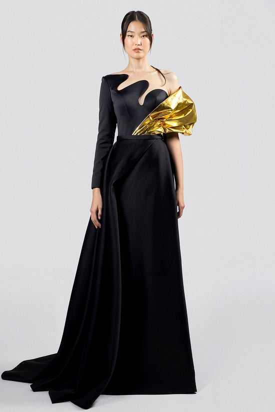 A-Line Asymmetric Evening Dress