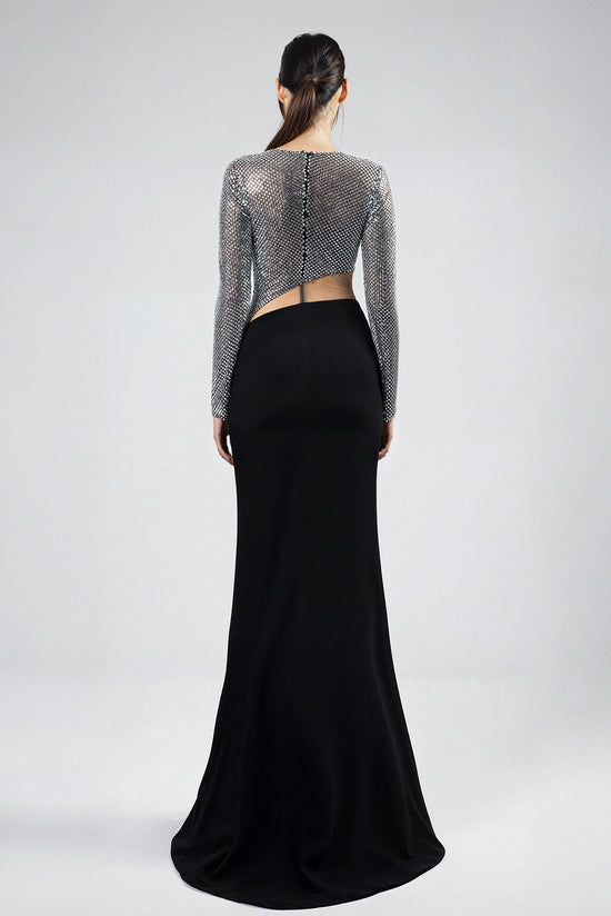 Two-Tone Evening Dress