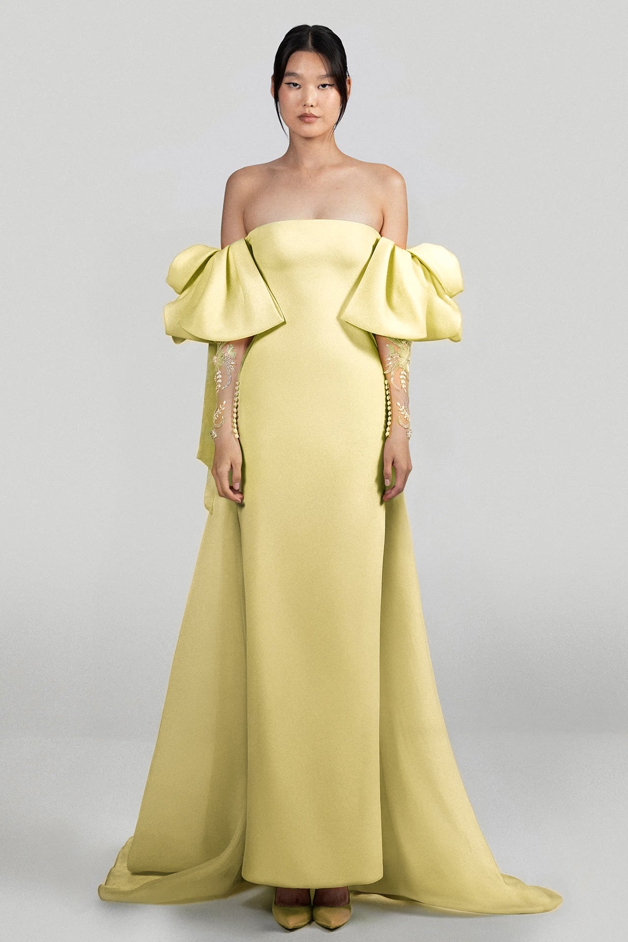 Off-Shoulder Evening Dress
