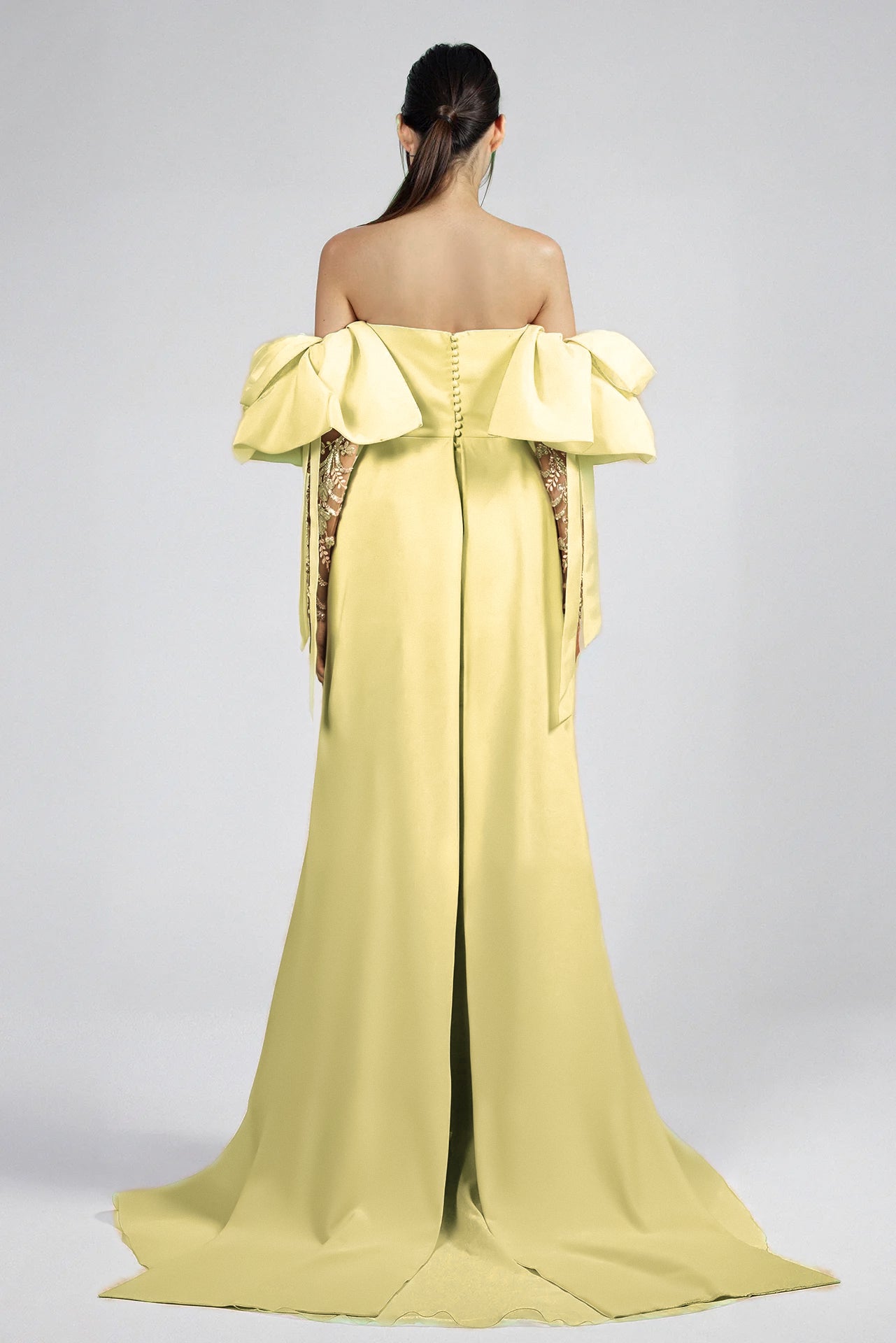Off-Shoulder Evening Dress