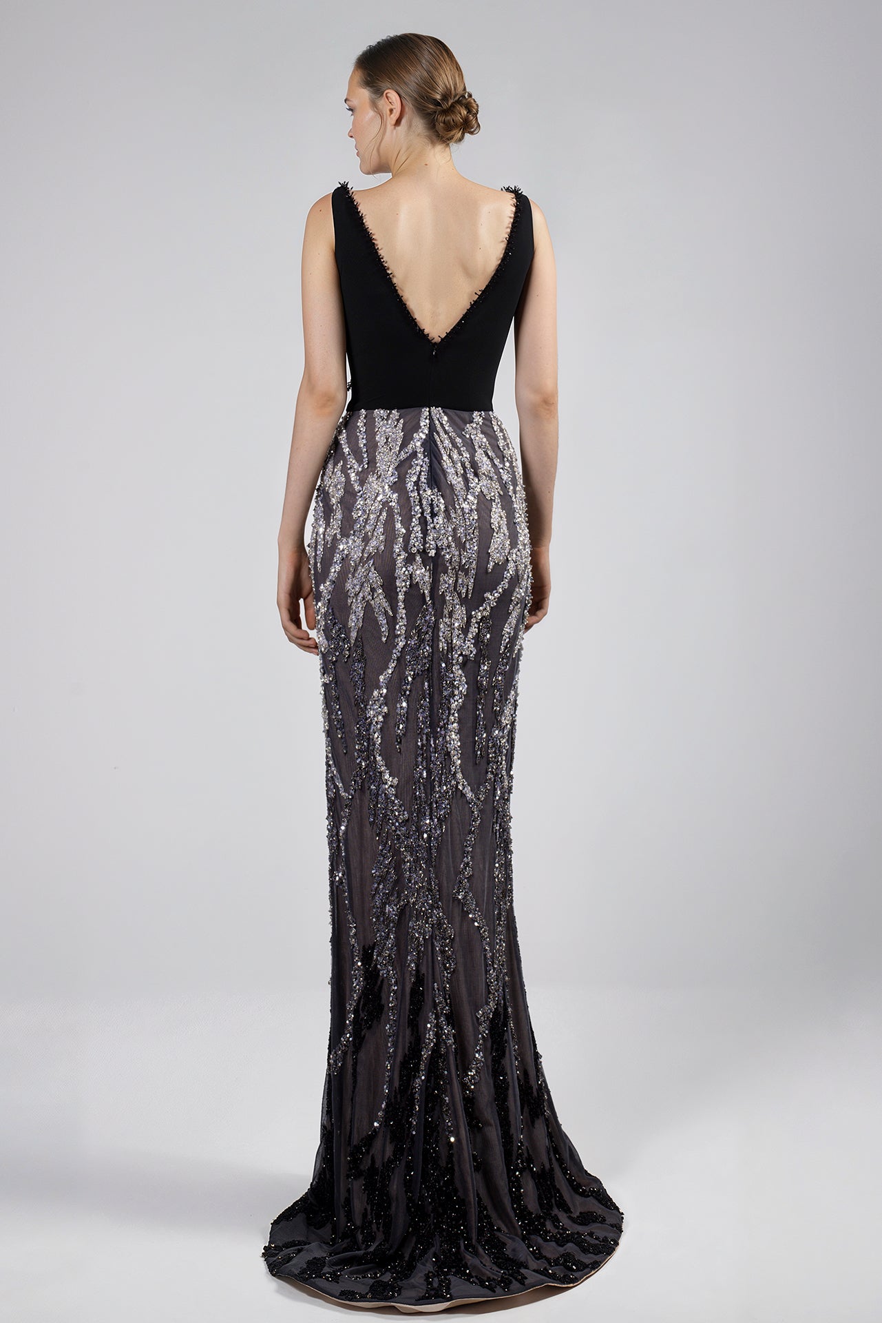 Floor-Length Evening Dress