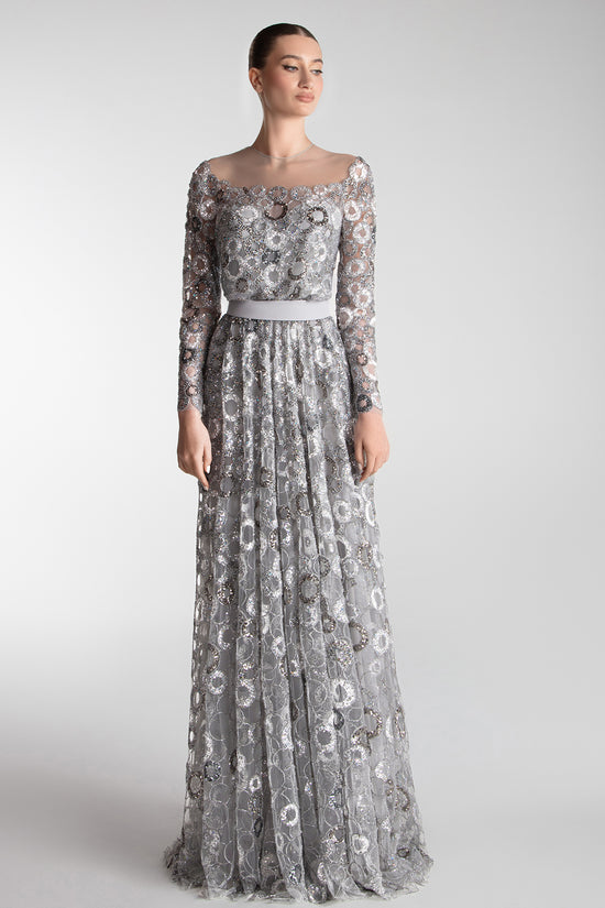Radiant Illusion Tulle Gown