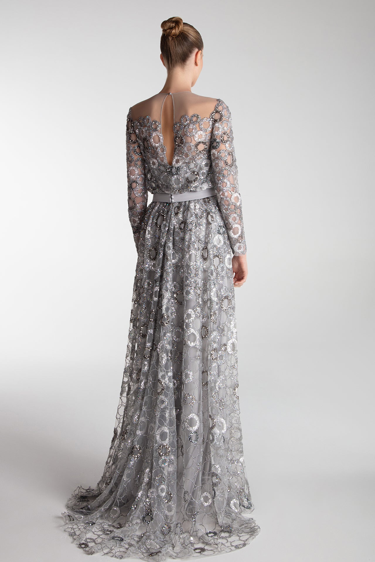 Radiant Illusion Tulle Gown
