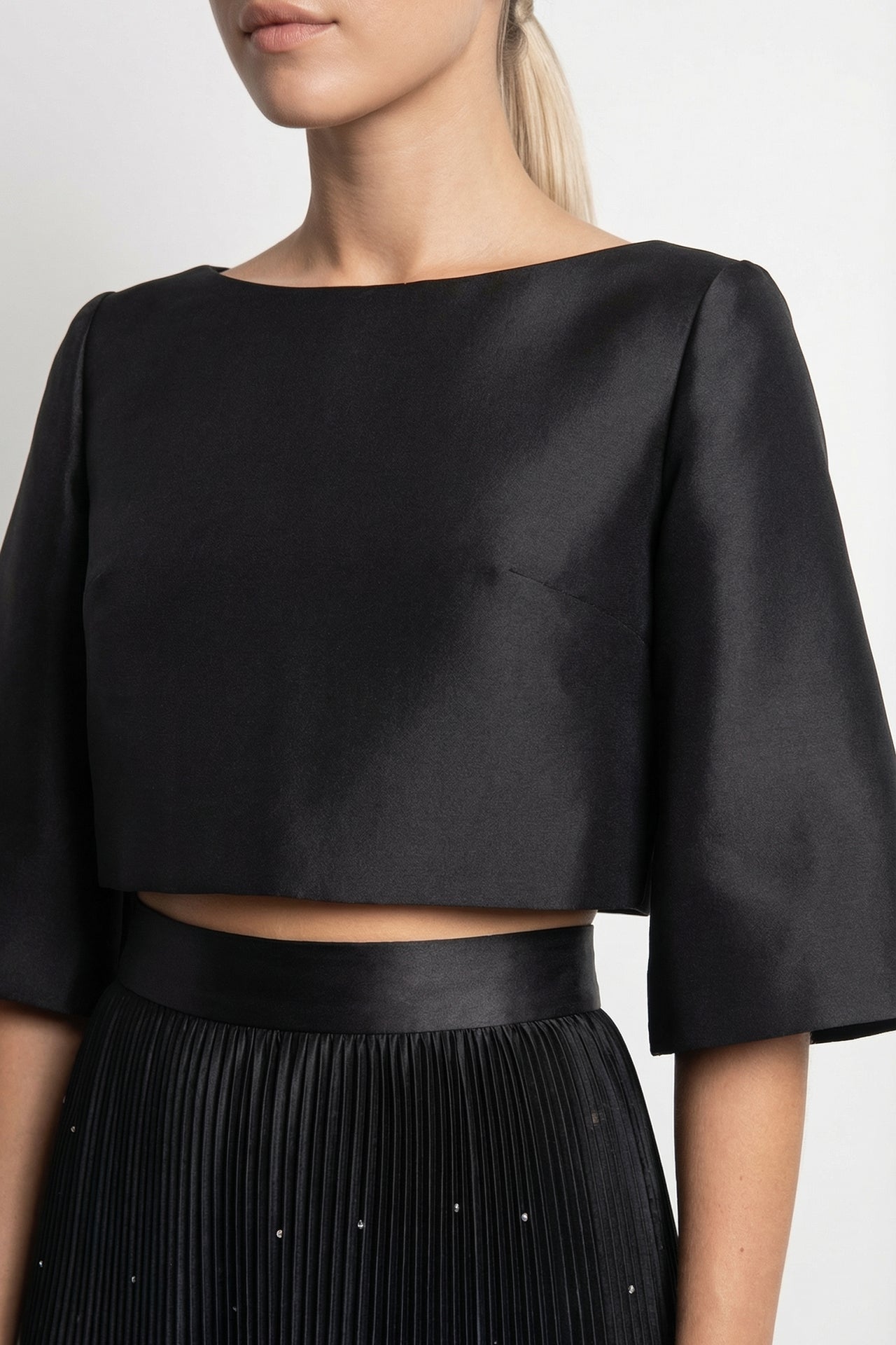 Pleated Degradé Gown