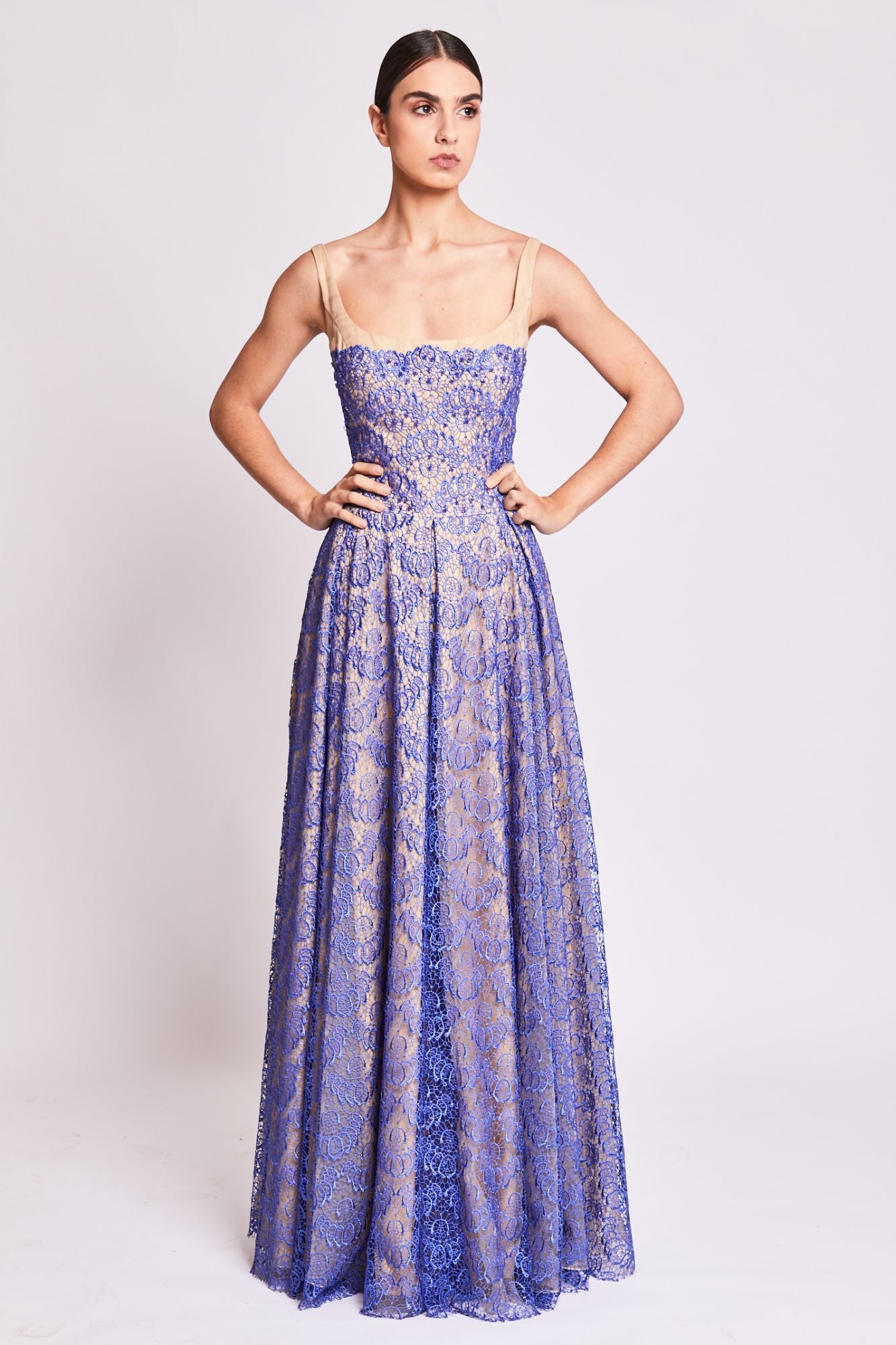 ed-3486 Blue & Nude