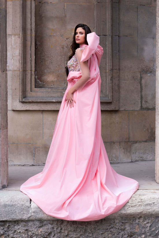 Gattinolli Marwan Nasrallah Designer Limited Edition Dress Pink